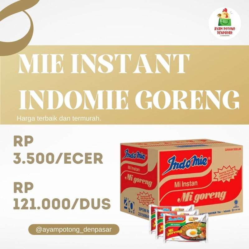 

MIE INDOMIE // SEDAP ALL VARIAN