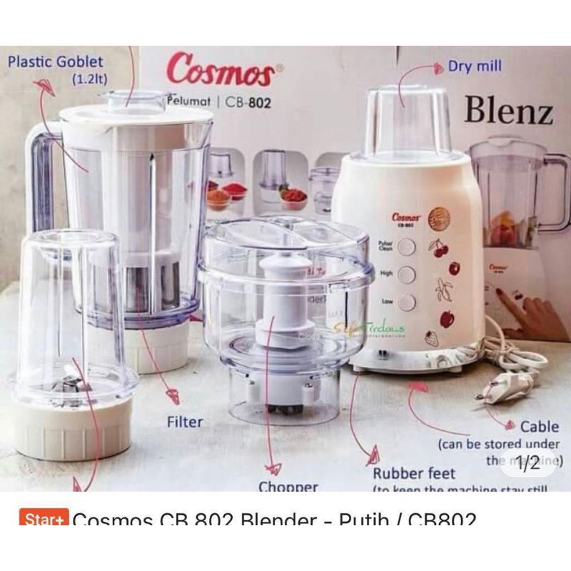 Cosmos - Pelumat / Blander cosmos CB - 402 BLENZ.