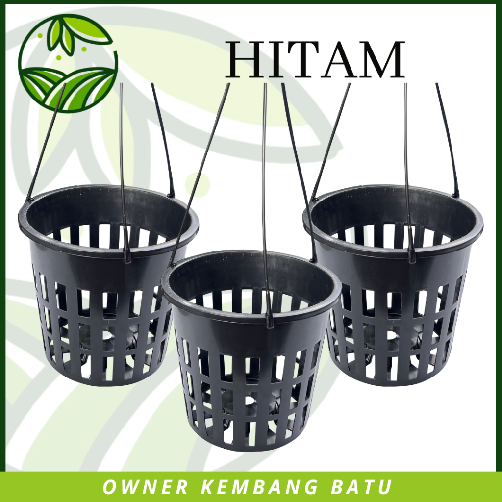 Sekar_Jenaka Pot Anggrek Vanda 20 (Include Gantungan) Pot Anggrek Besar 20Cm