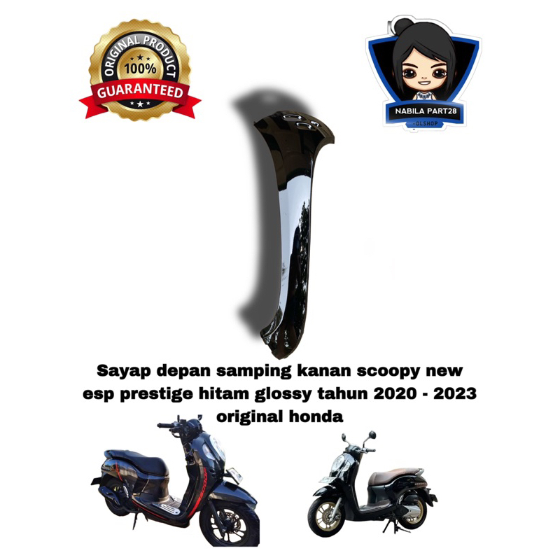 Bodi Body Sayap Samping Kap Body Bodi Depan Kanan Motor Honda Scoopy New Prestige Terbaru 2020 2021 