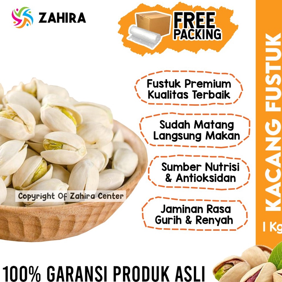 

H4rga Murah Kacang Fustuk 1KG Pistachio Khas Arab Saudi Almond Mede Untuk Oleh oleh Umroh Kualitas Premium Berkah Shopee