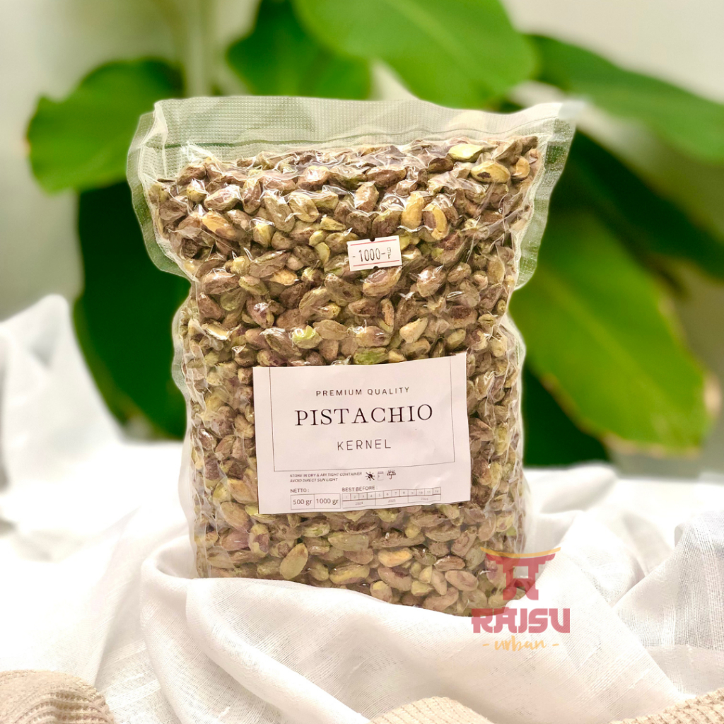 

KACANG PISTACHIO KUPAS MENTAH 1KG , RAW PISTACHIO KERNEL (GRADE A) RAISU URBAN