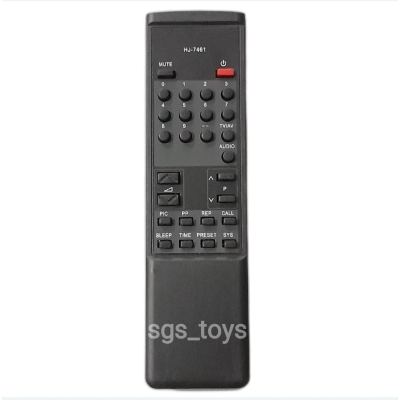 REMOTE TV CHINA TABUNG UNIVERSAL LC 7461/TV YANG SUDAH GANTI MESIN