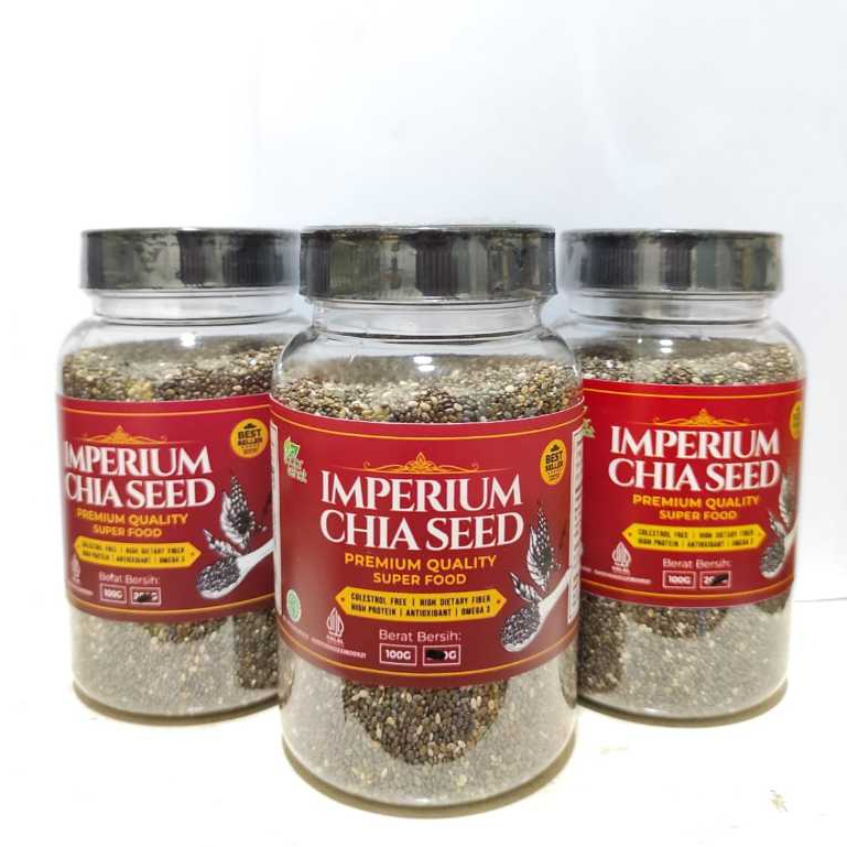 

Ay00! Imperium Chia Seed Organik Kaya Omega 3, Antioksidan, Bebas Kolesterol