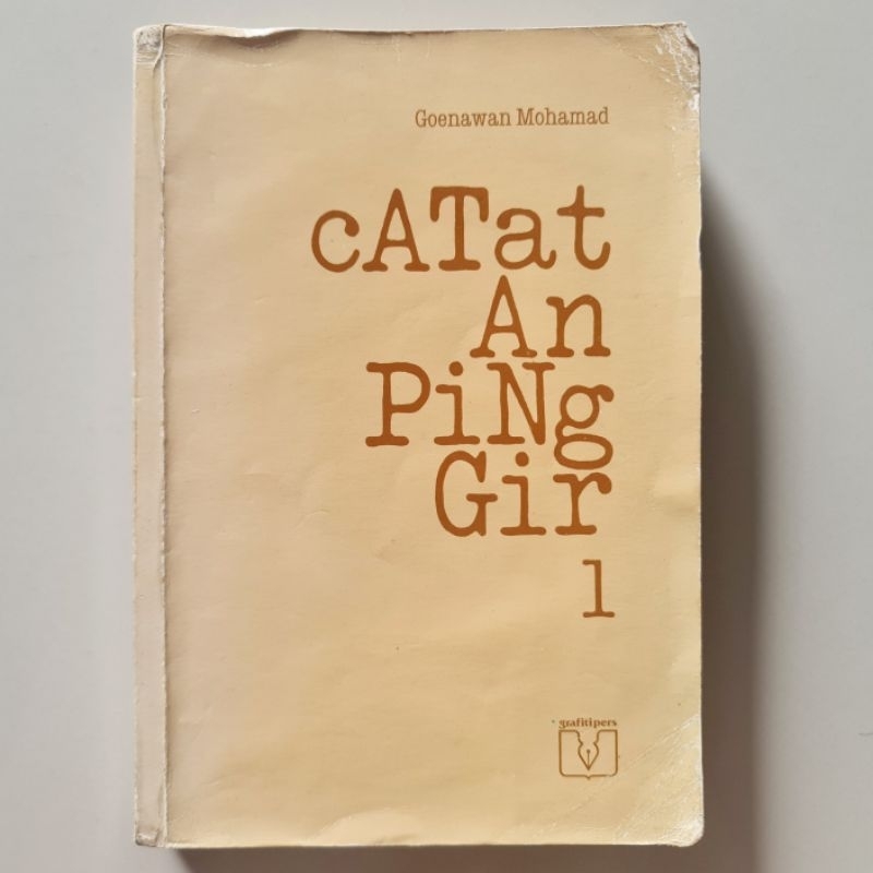Goenawan Mohamad — Catatan Pinggir 1