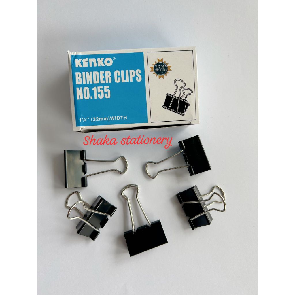 

BINDER CLIP NO 155 KENKO 25MM PENJEPIT KERTAS