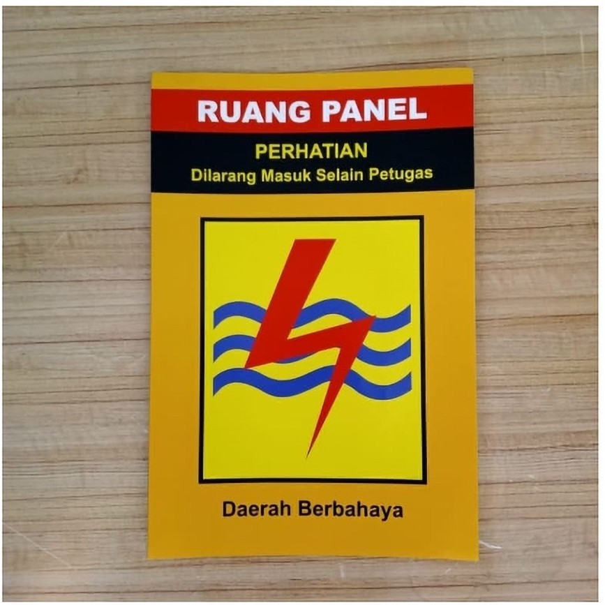

SIGN STICKER K3 RAMBU SAFETY AWAS TEGANGAN TINGGI UK 23 X 30 CM