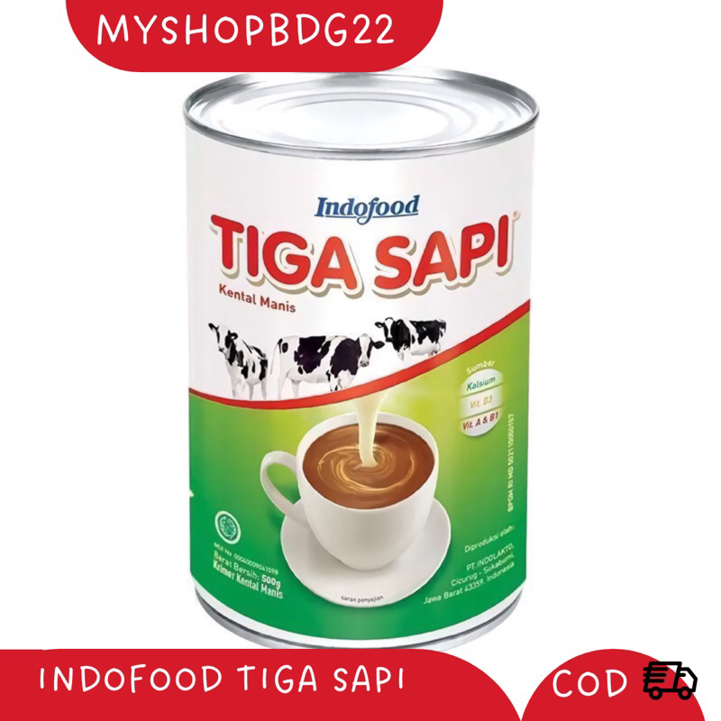 

Indofood Tiga Sapi Kental Manis 490G