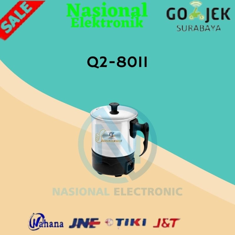 MUG LISTRIK Q2-8011/MUG LISTRIK MINI/MUG LISTRIK MINI/MUG LISTRIK STAINLESS/MUG LISTRIK PORTABLE TEK