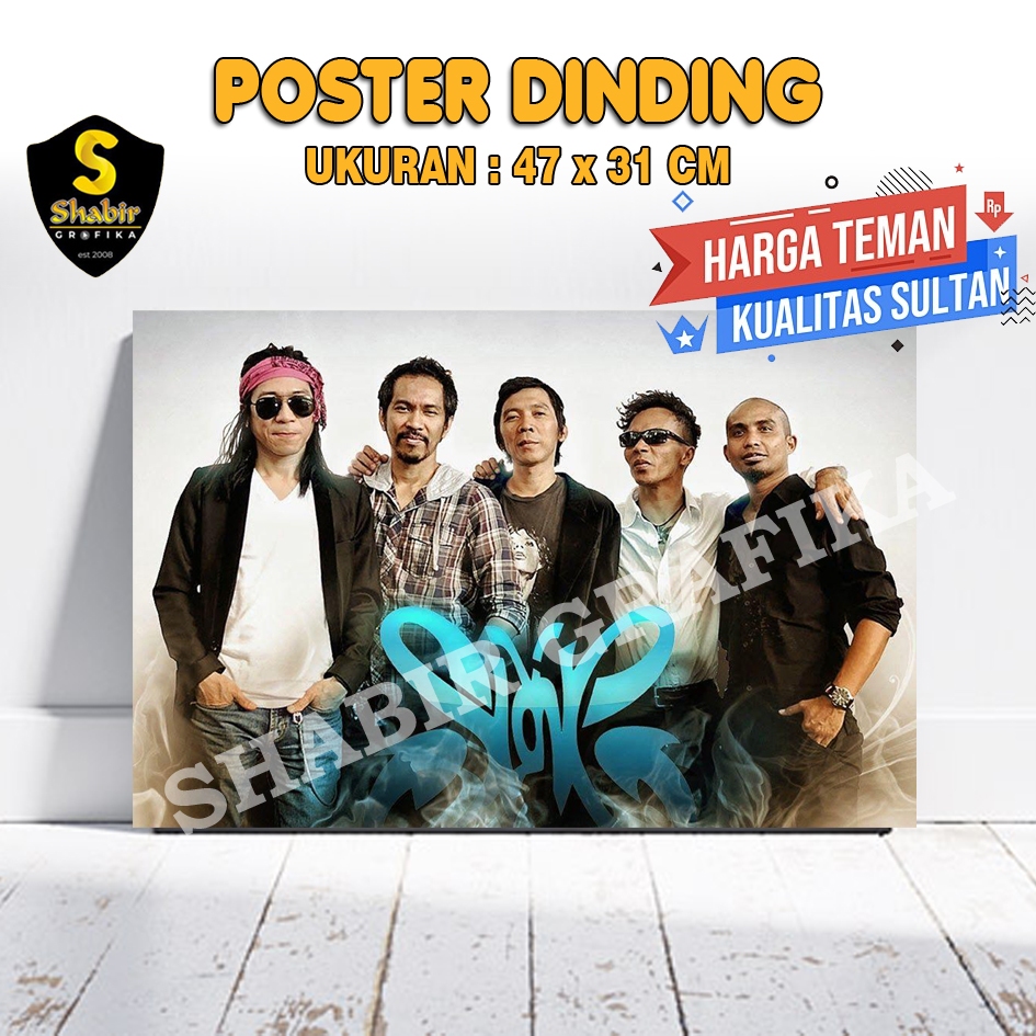 COD POSTER DINDING BAND SLANK