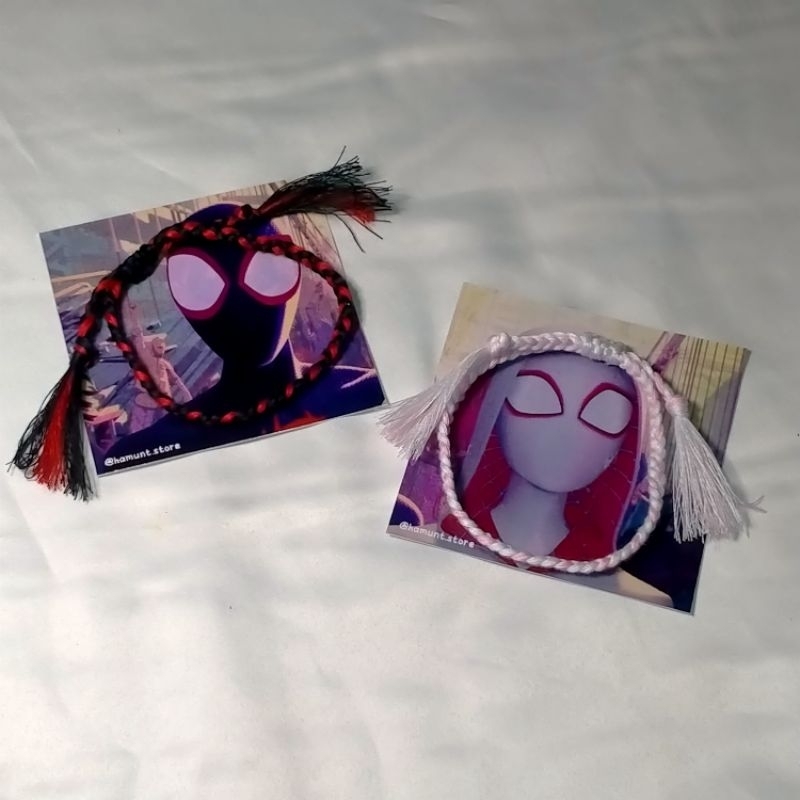 GELANG COUPLE | GELANG BENANG | GELANG SPIDERMAN WITH GWEN | SPIDERMAN | COUPLE BRACELET | COUPLE SP