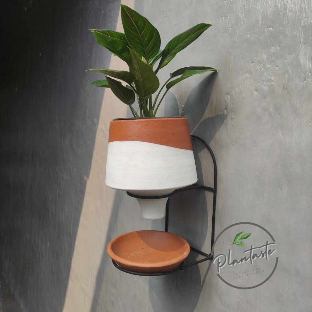 Paket Set Pot Trichter + Standing Dinding | Pot Gerabah | Standing Dinding | Plantaste