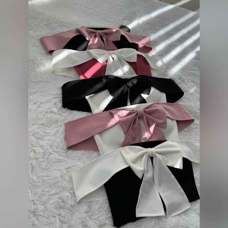 CROP TOP ATASAN WANITA OLIE BAHAN VB IMPORT BKK