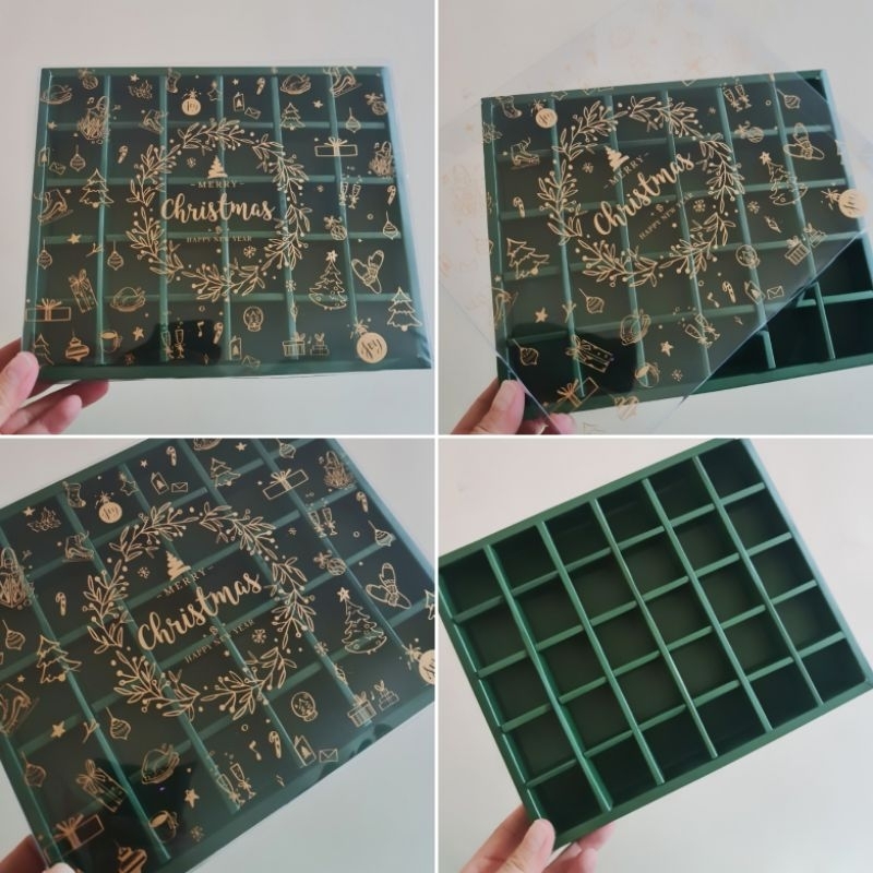 

Dus Mika Natal Nastar Sekat 30 Uk. 3.5x3.5x3.5 cm " Christmas II " ( 1 PACK ISI 5 PCS DUS )