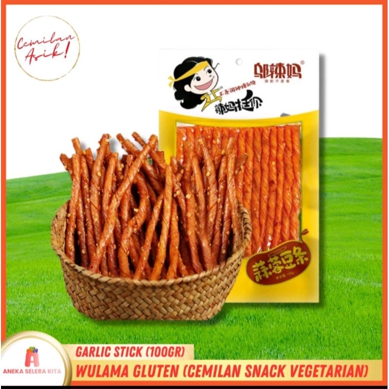 

(ORIGINAL)Wulama Gluten Spicy Tofu Latiao Cemilan Snack Vegetarian
