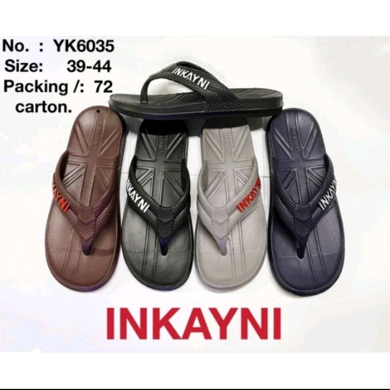 Sandal Jepit Pria Inkayni / Sandal Karet Pria Jepit