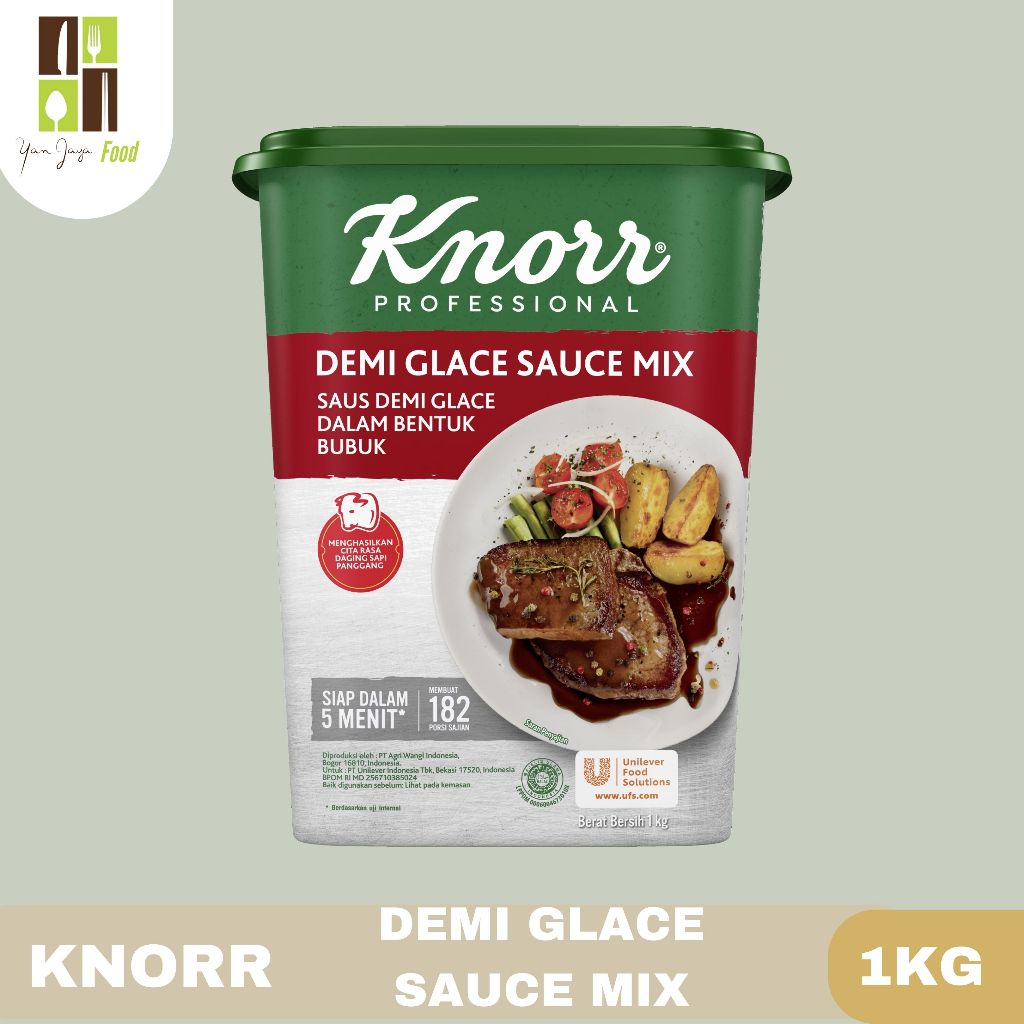 

Knorr Demiglace Sauce Mix / Saus Demi Glace Dalam Bentuk Bubuk 1KG