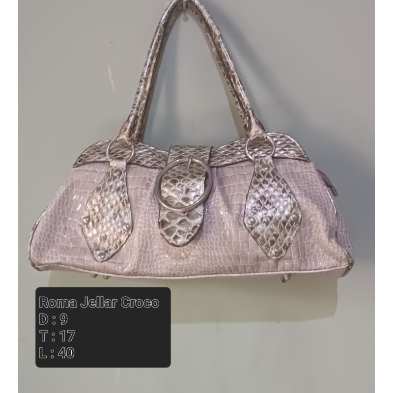 PL Shoulder Bag Roma Jellar croco