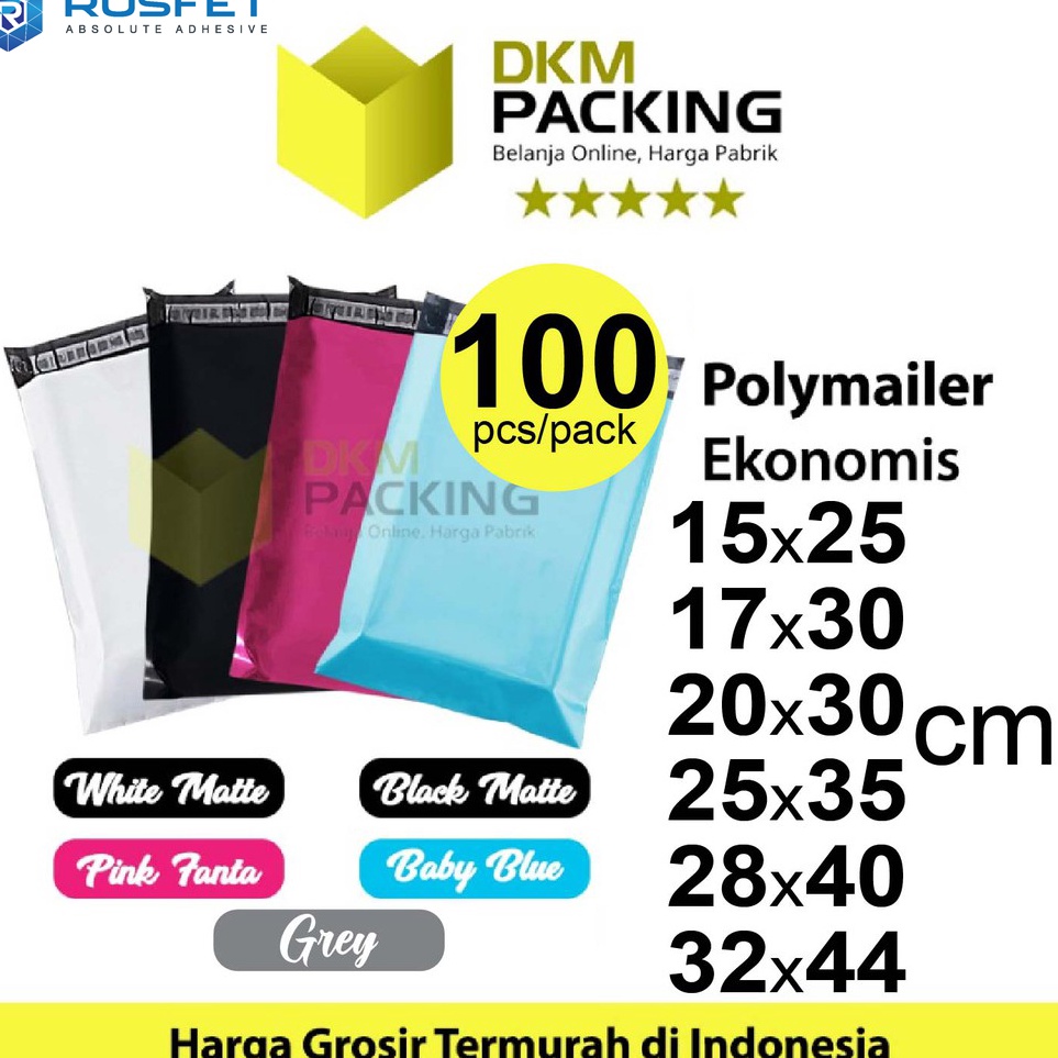 

Serba Murah Polymailer Polimailer PACK TERMURAH Amplop Plastik Packing Online Shop EKONOMIS Terlaris