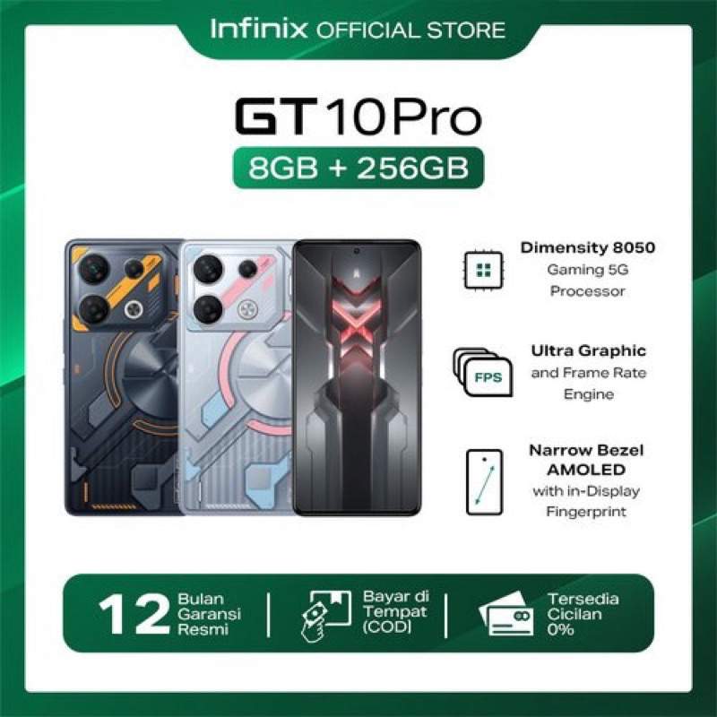 Infinix GT 10 Pro 8/256GB - mensity 8050 5G