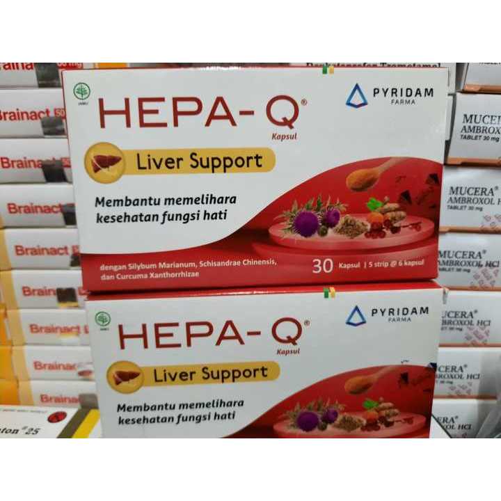 HEPA Q // HEPA-Q suplemen fungsi hati isi 30