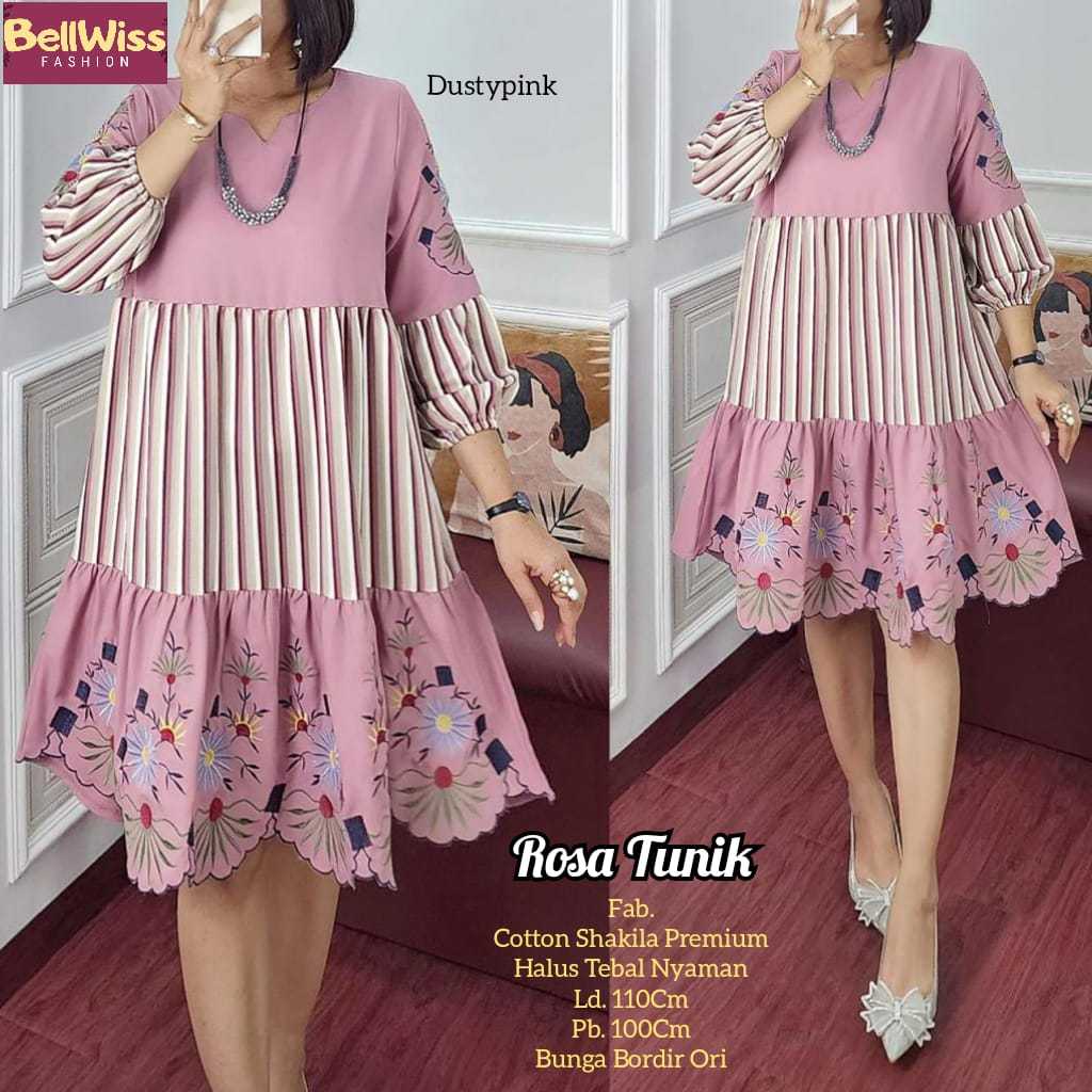 Rosa Tunik Bordir