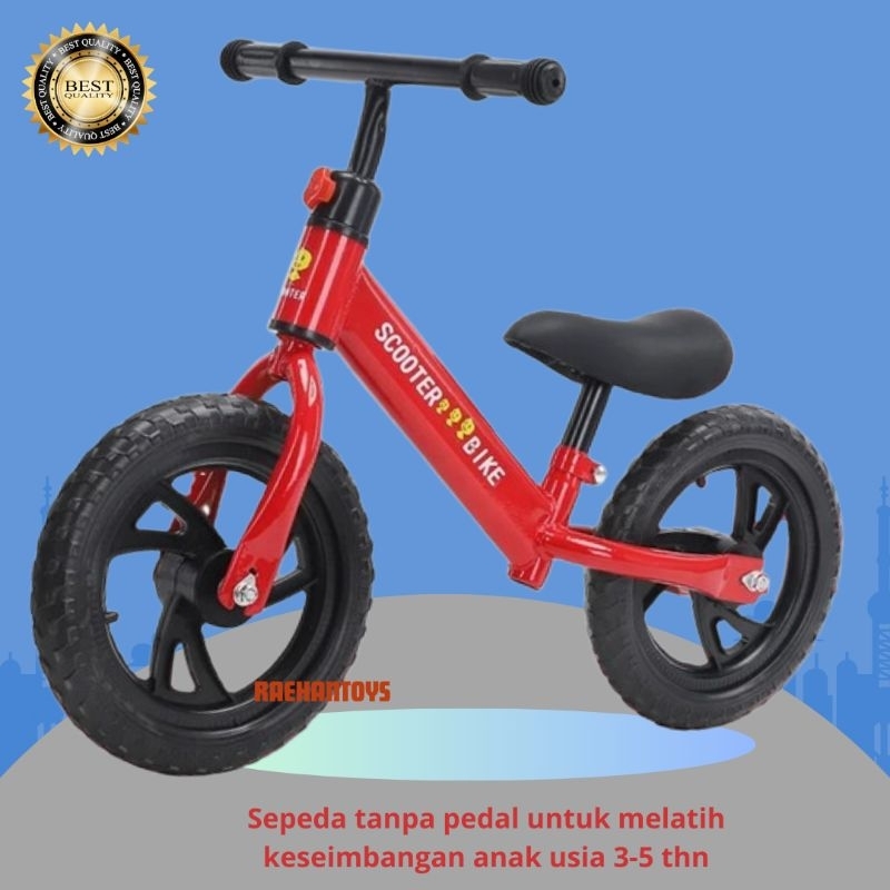 mainan sepeda anak sepeda roda 2 sepeda tanpa pedal sepeda balance bike