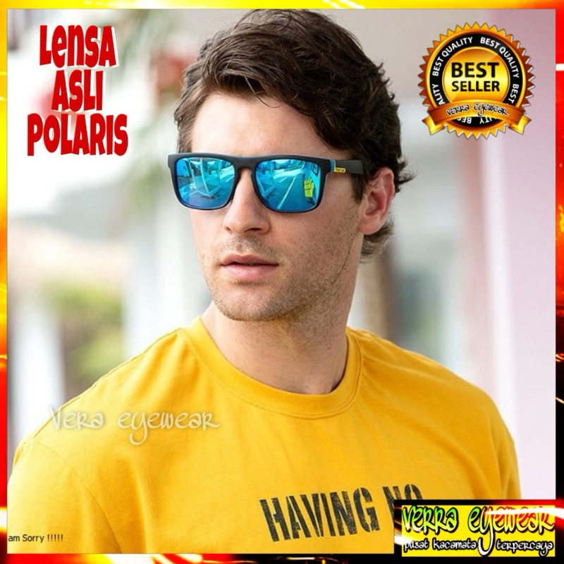 KACAMATA HITAM PRIA SPORT KACAMATA POLARIZED ANTI SILAU
