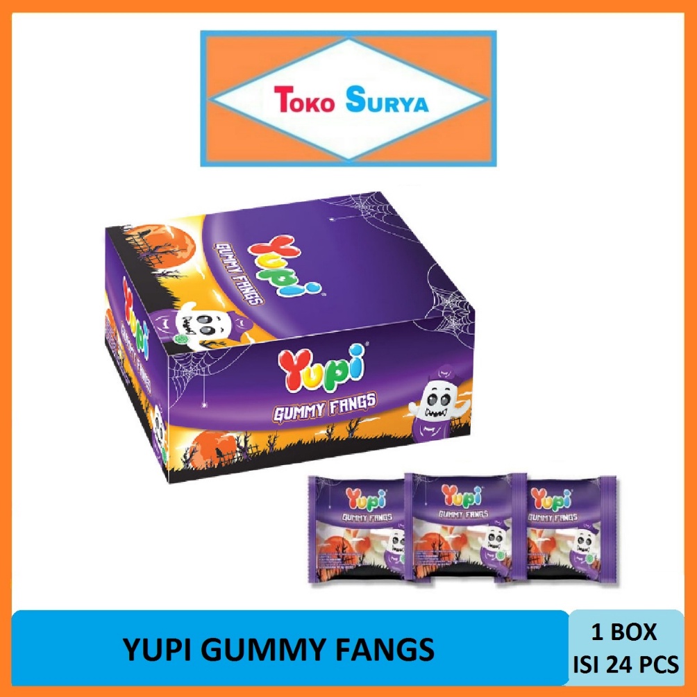 

[⚜F49\] Yupi Gummy Candies Gummy Fangs 24 x 6Gr Order lagi