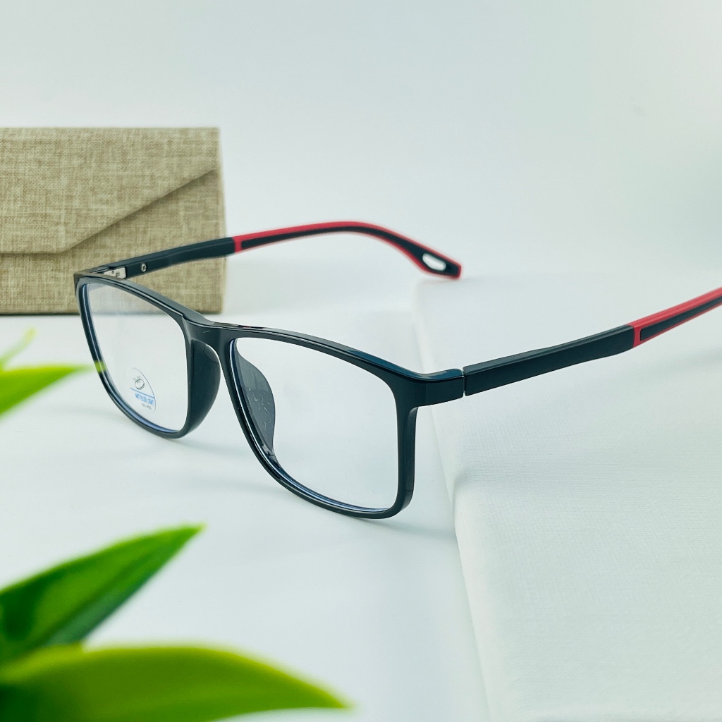 Evanne Kacamata Frame Kacamata Photocromic Anti Radiasi Blueray Minus Wanita Pria Cowok Fotocromic T