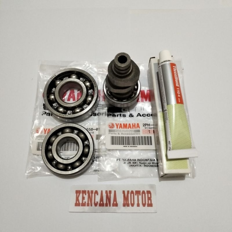 Noken as Yamaha Mio j Mio M3 set bearing kruk as (2PH) gratis lem