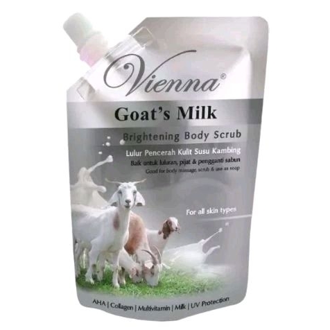 VIENNA BODY SCRUB GOAT'S MILK - 250G POUCH