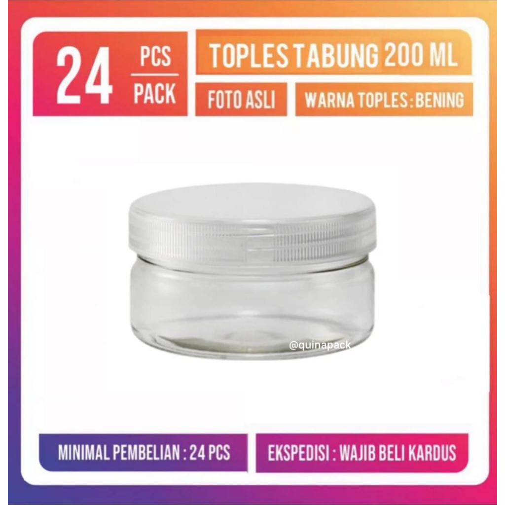 Toples 200 ml Toples Tabung 200 ml Silinder 200 ml Hampers 200 ml Hampers Sago 200 mL
