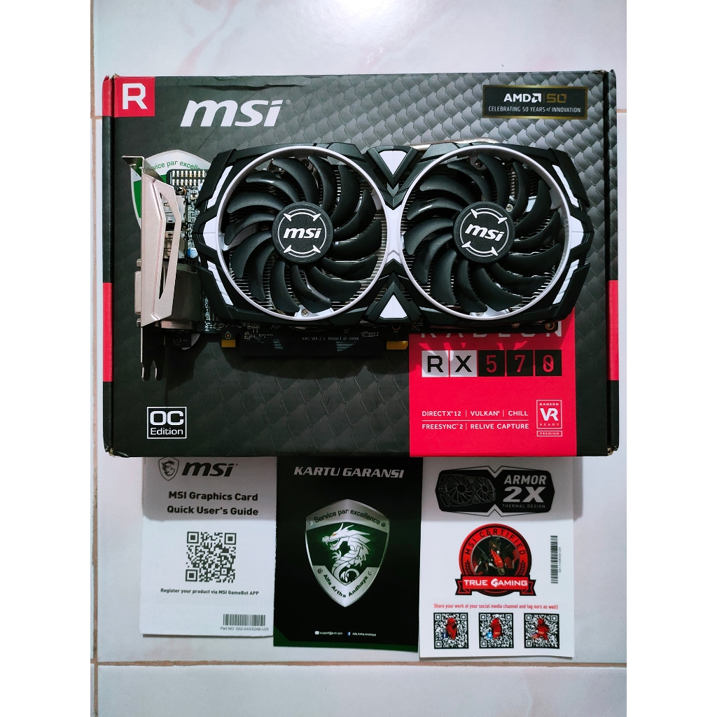 MSI Radeon RX 570 ARMOR 4G OC