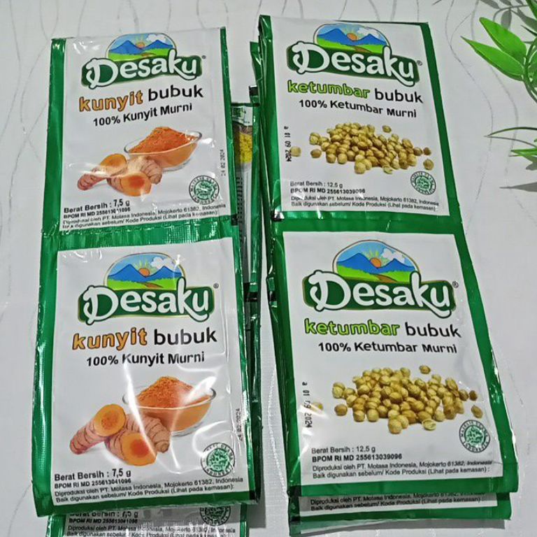 

Diju4l Ketumbar bubuk - Kunyit bubuk DESAKU Renceng isi 12 Sachet