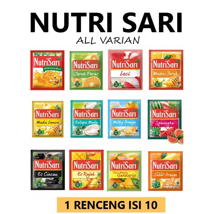 

Paling Popular NUTRISARI renceng isi 10sachet ↔Dijual Murah