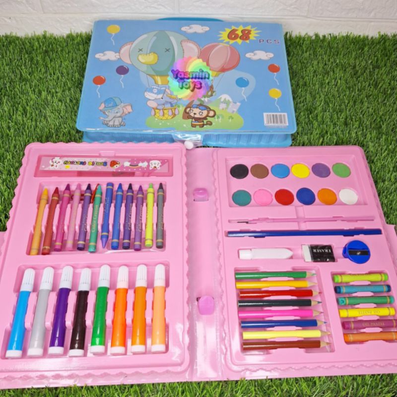 

Krayon set warna warni uk besar