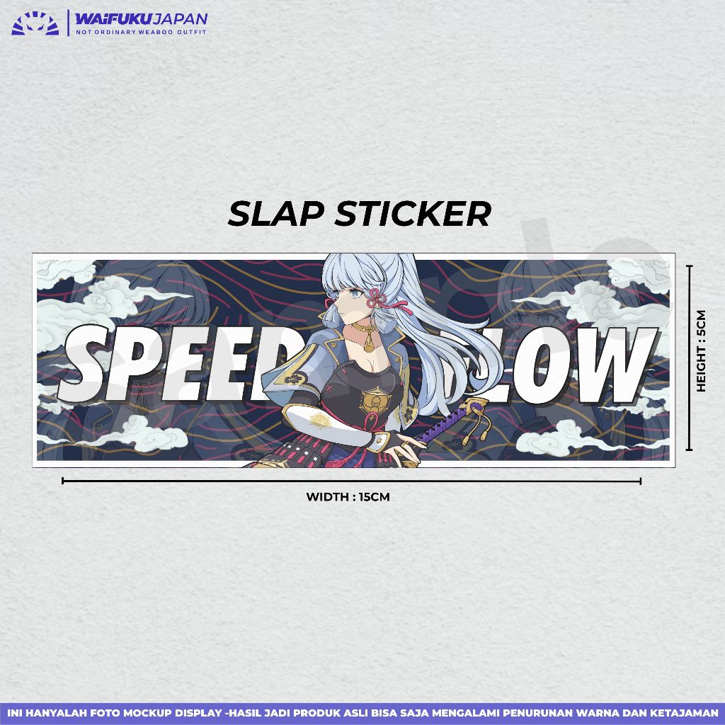 

Sticker Slap Anime JDM Genshin Impact - Kamisato Ayaka