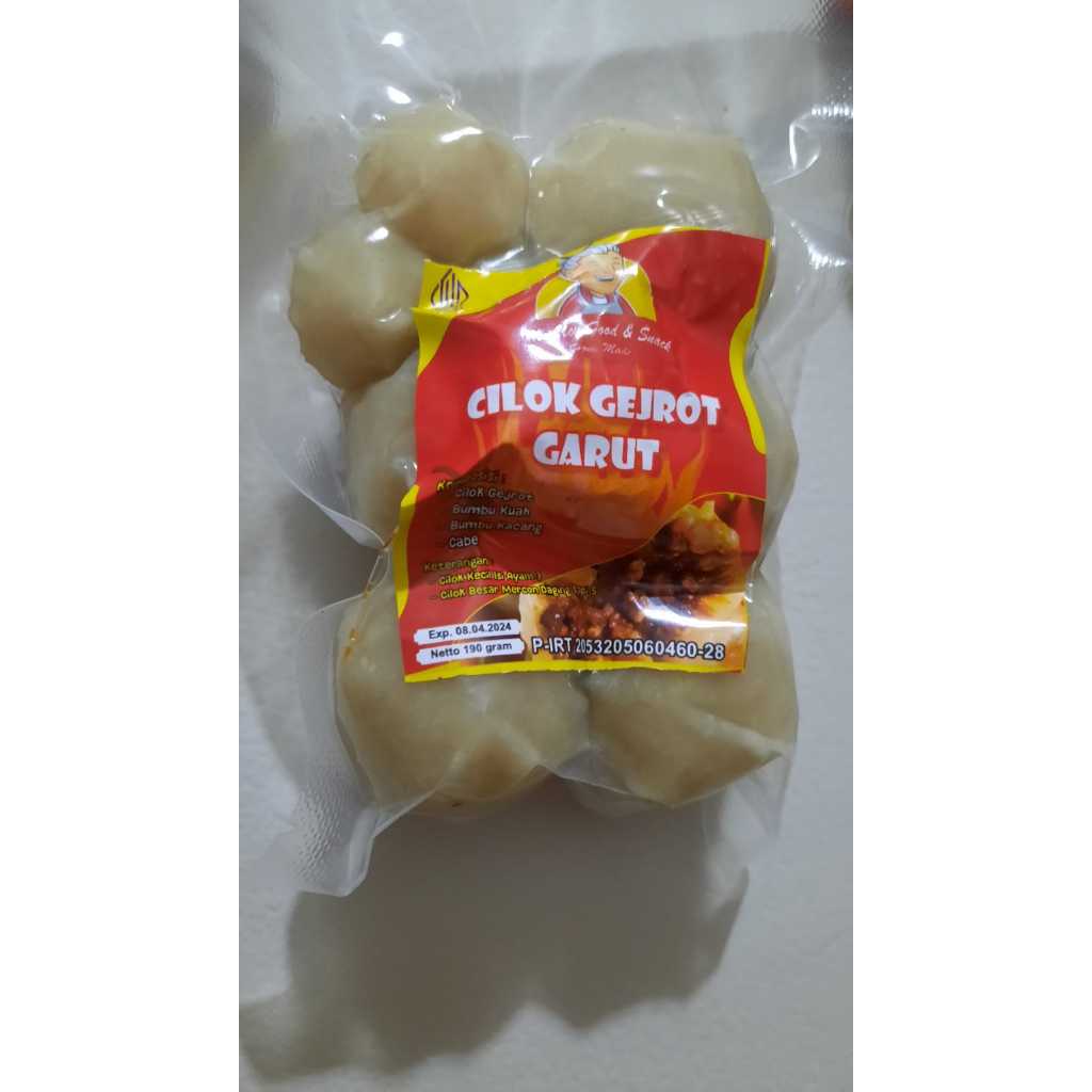 

Baso aci cilok gejrot jumbo suir tetelan mercon pedas Premium isi Daging sapi ayam suwir tulang rangu mama fuji sepaket