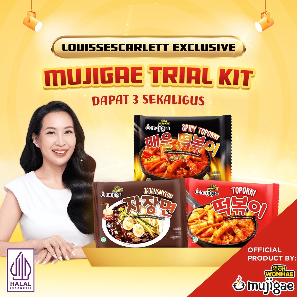 

Star [Louisse Scarlett Exclusive] Mujigae Trial Kit buruan