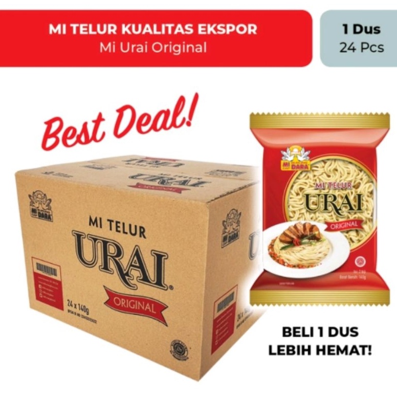 

T3rlar!s Mie Urai Original Burung dara Karton Dus 24pc Moodbooster