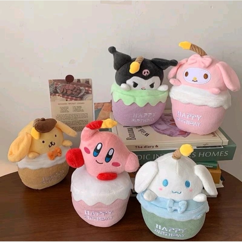 Boneka cute sanrio my melody kuromi squishmallow plushie toys Unik Lucu untuk kado hadiah boneka ula