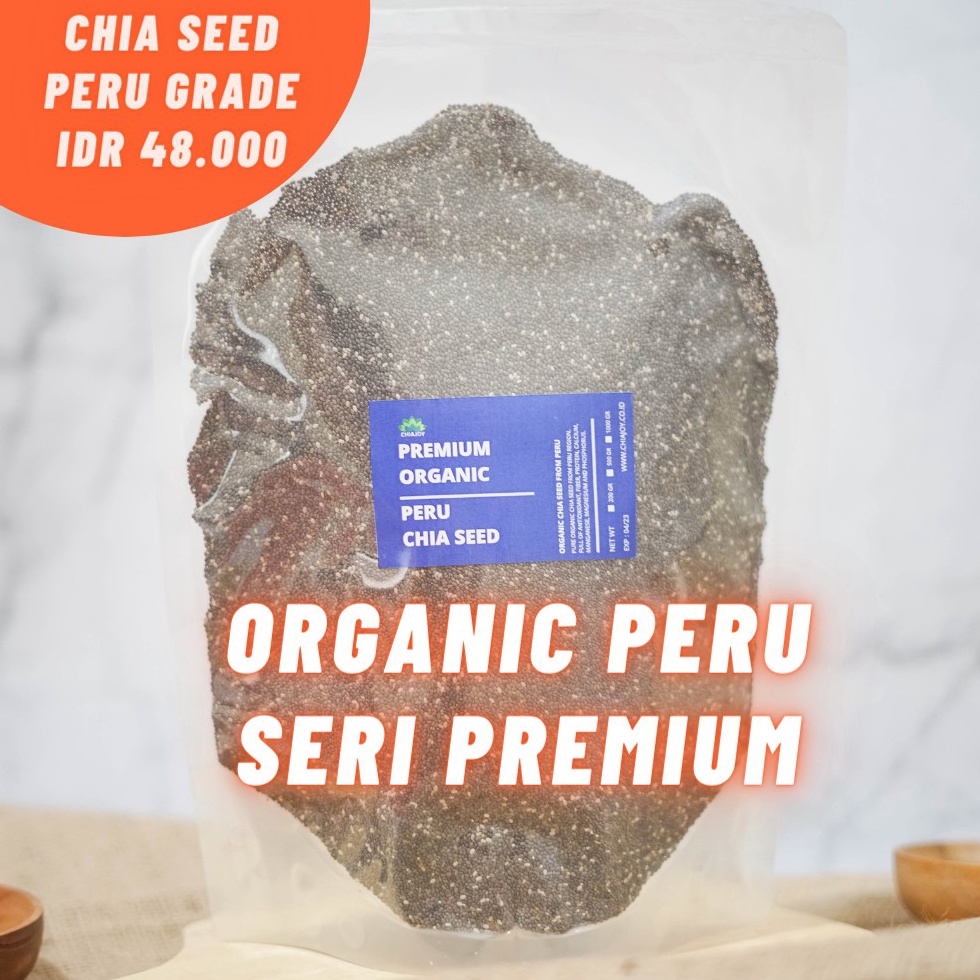 

[✂I3(] [LAUNCHING PROMO] BLACK CHIA SEED 1 KG PERU ORGANIC [138]