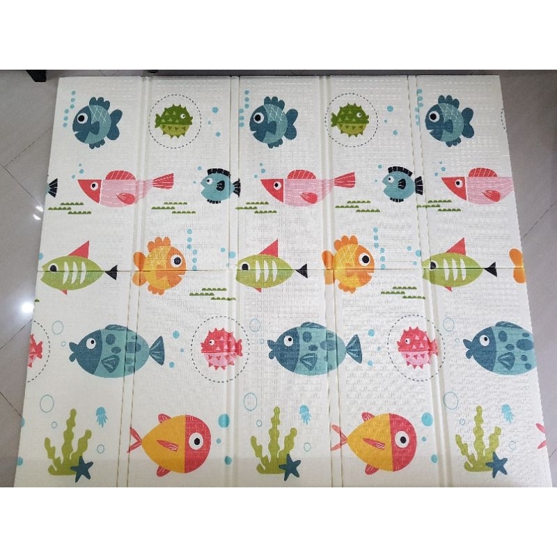(Preloved) Tikar Lipat - Playmat Lipat Untuk Bayi Anak-Anak