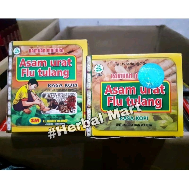 RAMUAN MADURA ASAM URAT FLU TULANG RASA KOPI