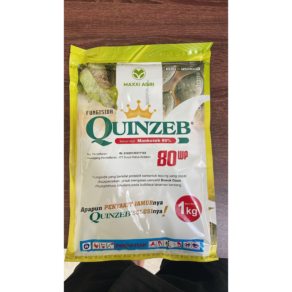 Fungisida QUINZEB 80WP - ukuran 1 KG