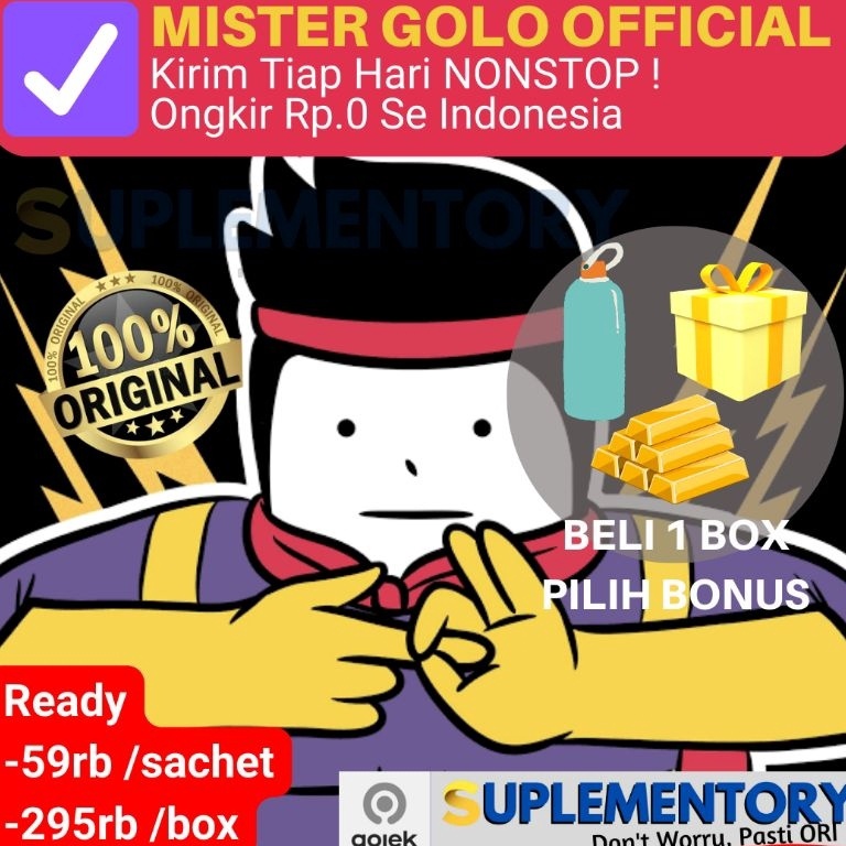 

D1sk0n Pr0m0 Mister Mr Golo Gingseng Ginseng Minuman Badan [52]