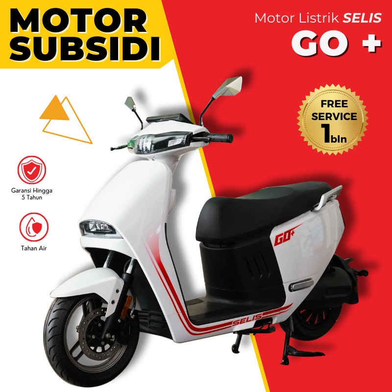 Subsidi - SELIS Motor listrik Go Plus Lithium Dual Battery - Jabodetabek