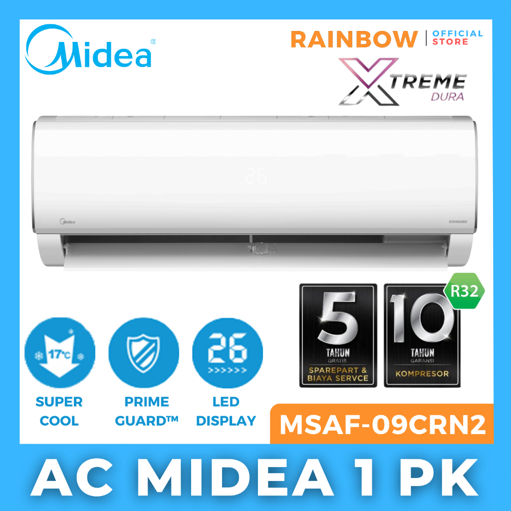 AC MIDEA 1 PK LOW WATT - MSAF09CRN