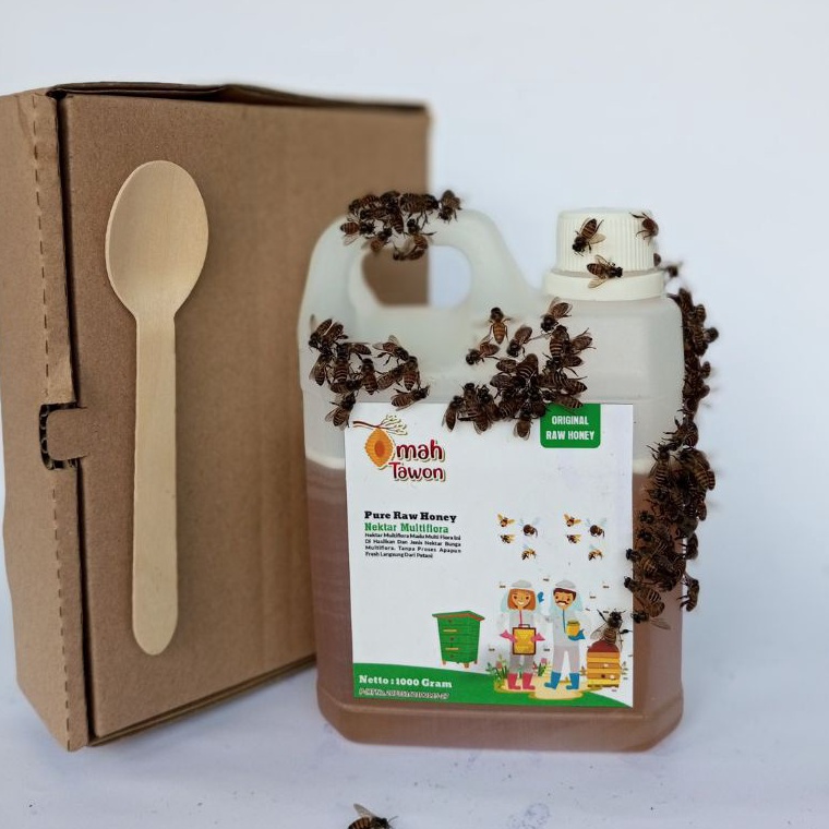 

[✶N60/] Madu Murni Omah Tawon Madu Asli Multiflora 1 kg lolos uji lab Dinkes Sale of Day